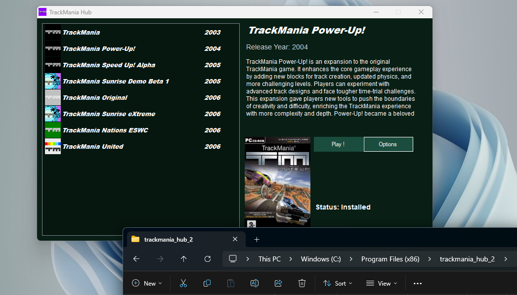 TrackMania Hub